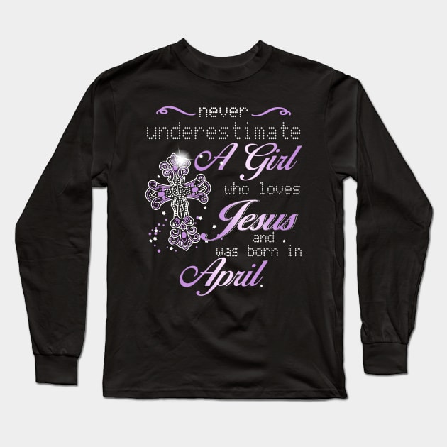 April Girl Long Sleeve T-Shirt by xylalevans